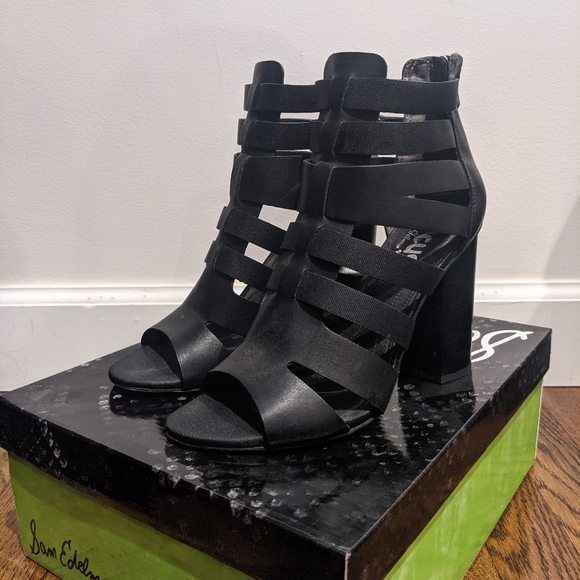 Sam Edelman Open Toed Heels size 7.5 - Picture 3 of 7